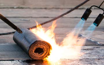 Timberland asphalt flat roofing repairs